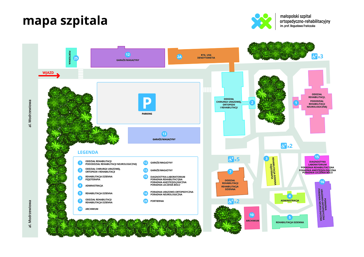 mapa szpitala